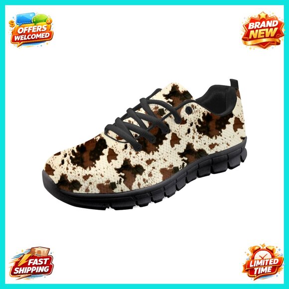 Lightweight Running Sneakers Lace Up Athletic Shoes Breathable Mesh Classic